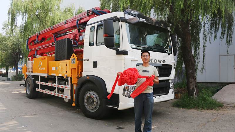 科尼樂混凝土泵車給力，半年時(shí)間就回本了